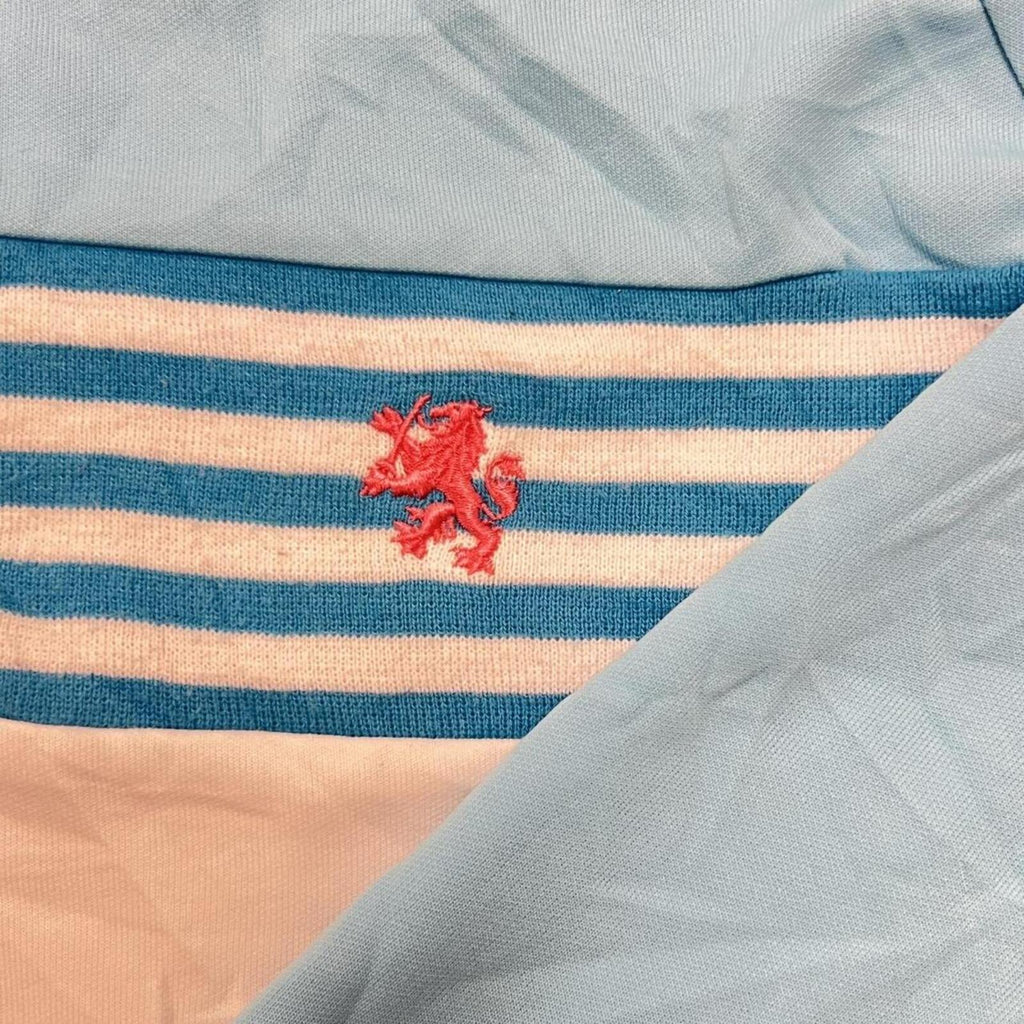 Vintage 90s Tommy Hilfiger Baby Blue & White Track Jacket Y2K Retro Men's XL