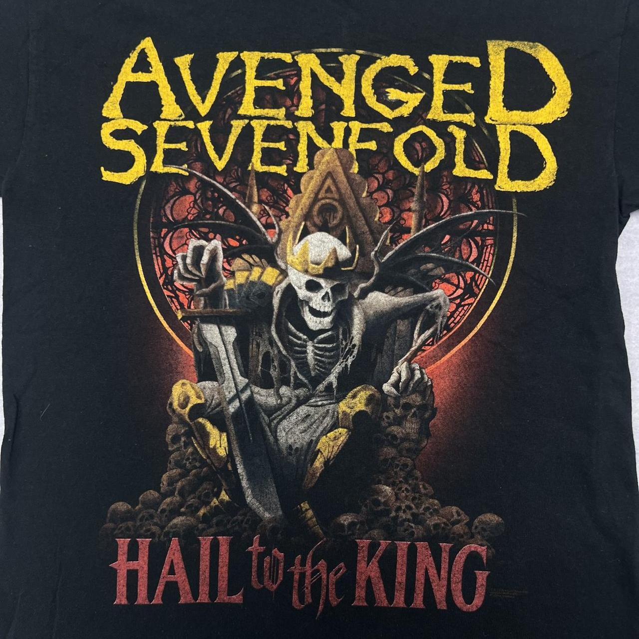 Avenged Sevenfold Hail To The King 2014 Australian Tour Band T-Shirt Medium
