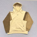 Li-Ning Skateboards Colourblock Cream & Tan Pullover Hoodie Streetwear Men's XL