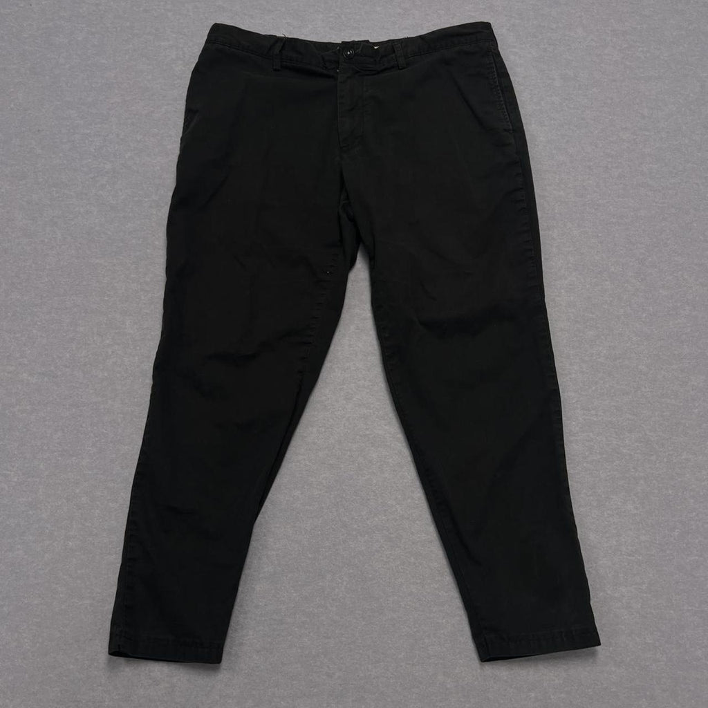 Vintage 90’s Lacoste Black Regular Fit Chino Trousers Pants Men’s W38 L34