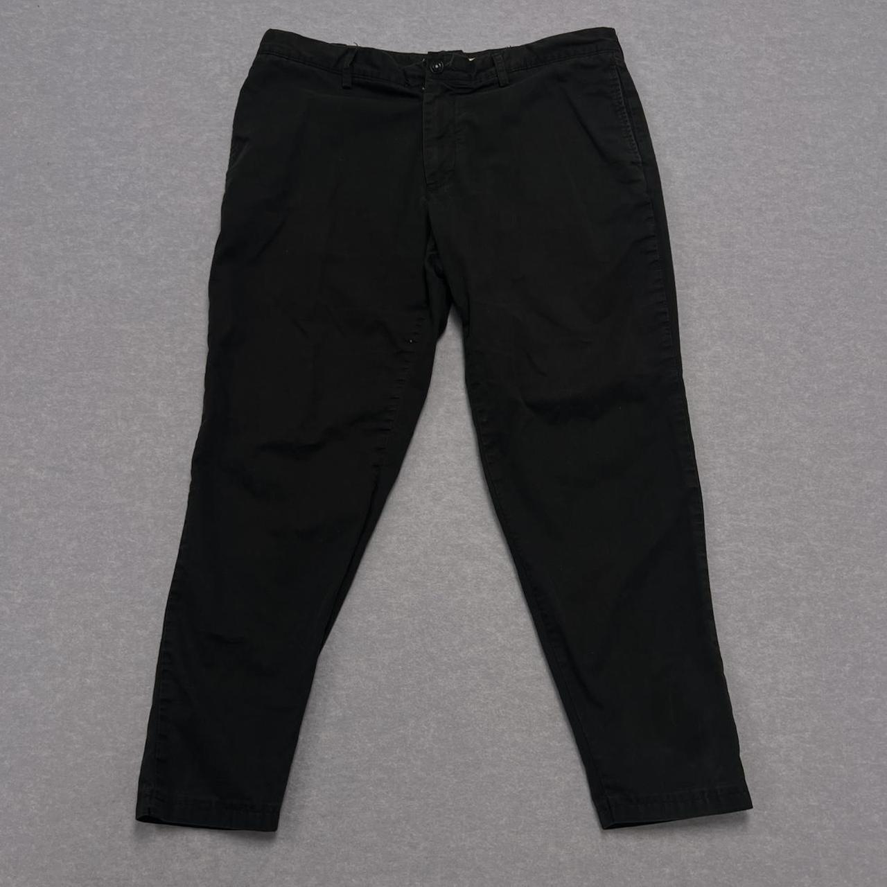 Vintage 90’s Lacoste Black Regular Fit Chino Trousers Pants Men’s W38 L34