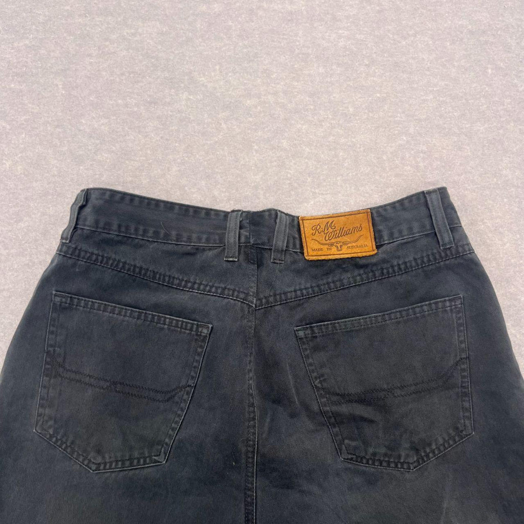 Vintage R.M. Williams Navy Blue Chino Trousers TJ781 Old Money Men's W34R