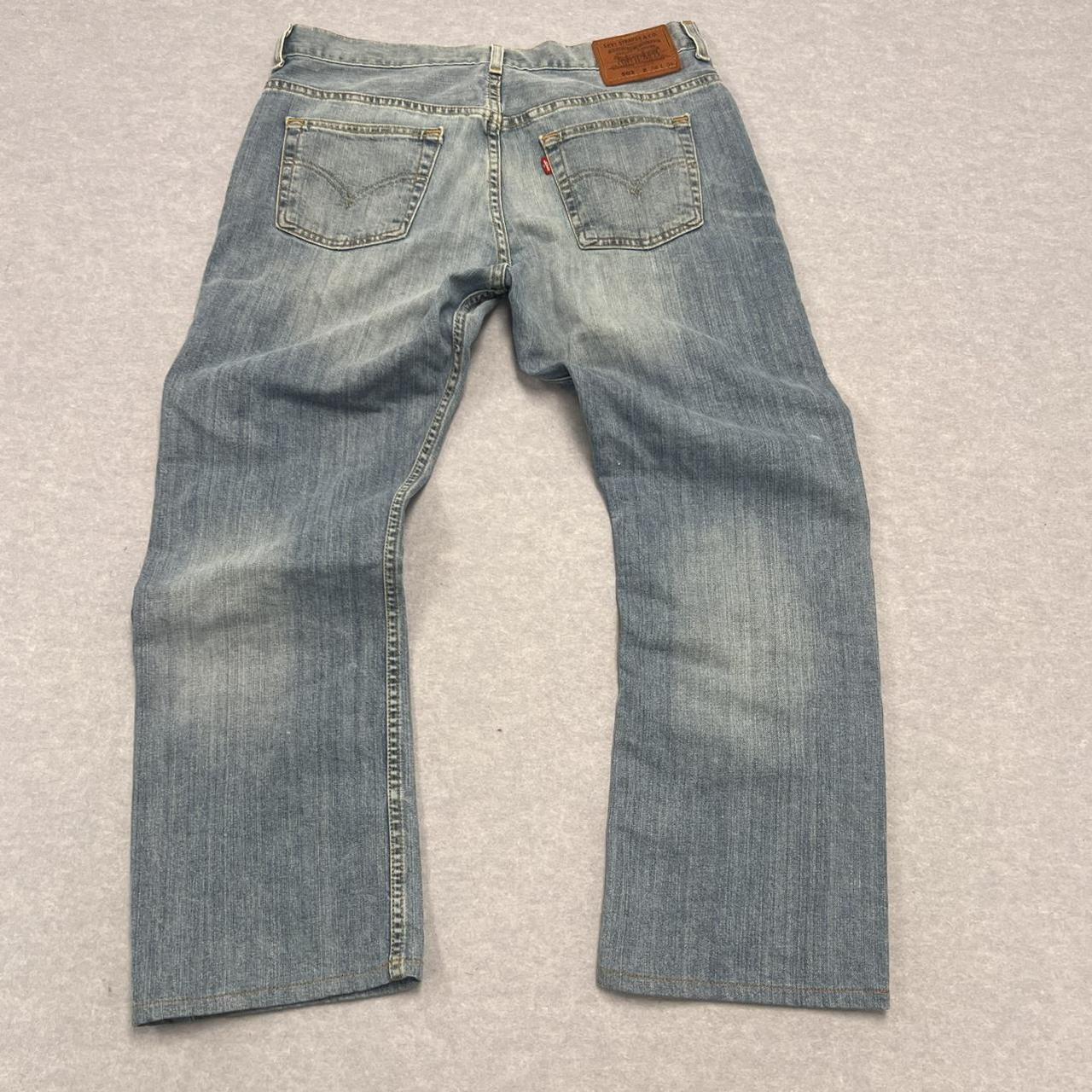 Vintage 2008 Levi's 503 Bootcut Jeans Light Wash Stretch Denim Y2K Mens W34 L34