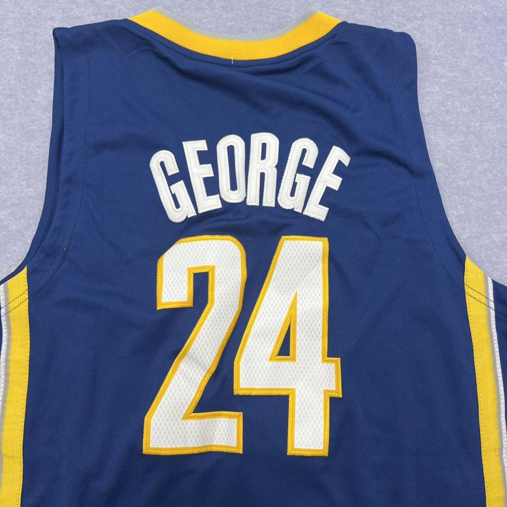 Adidas Indiana Pacers Paul George #24 NBA Swingman Jersey Navy Medium