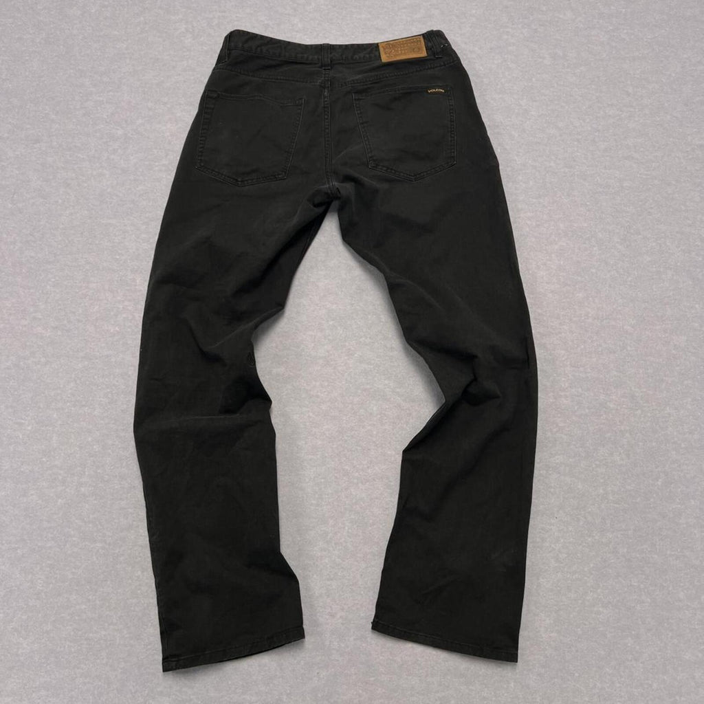Vintage Volcom Skate “Solver” Modern Straight Black Denim Jeans Men's W32