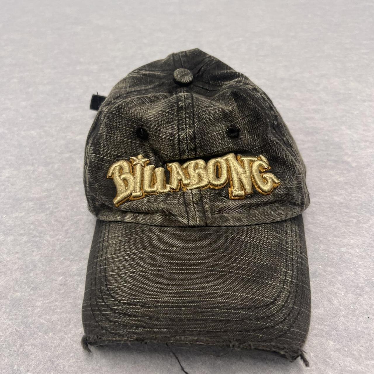 Vintage Billabong Surf Camouflage Camo Spell Out Distressed Dad Cap Size Youth