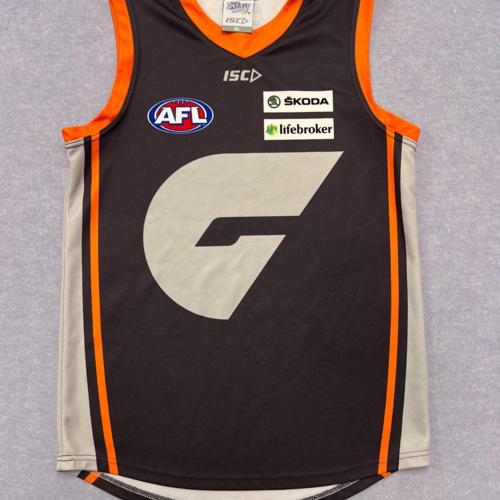 GWS Greater Western Sydney Giants AFL ISC Player Training Jersey Guernsey XL