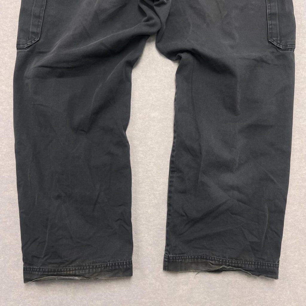 Vintage 90s Puma Men's Navy Blue Cargo Carpenter Pants Streetwear Zip-Leg Y2K XL