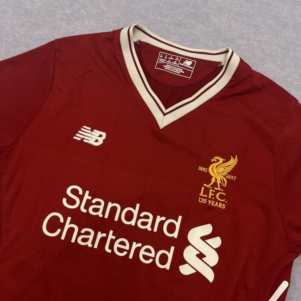 New Balance Liverpool FC Mohamed Salah #11 Home Jersey 2017/18 125 Years Small