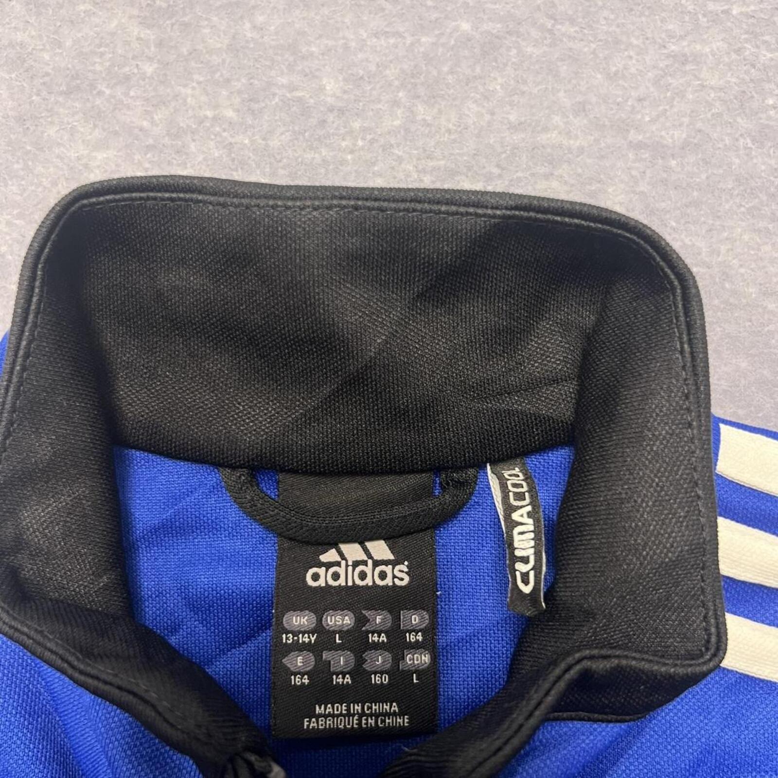 Adidas CNMN Club de Natation Montreal Nord Track Jacket Blue & Black Men's Small