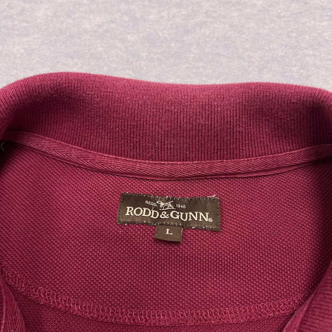 Vintage Rodd & Gunn Purple / Burgundy Preppy Old Money Polo Shirt Men’s Large