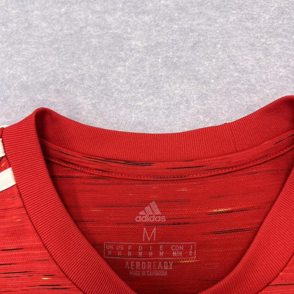 2020/21 Manchester United Adidas Authentic Home Jersey #18 Bruno Fernandes Medium