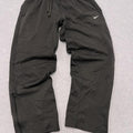 Vintage Nike Therma-Fit Men’s Dark Grey Baggy Track Pants Zip Streetwear Y2K XL