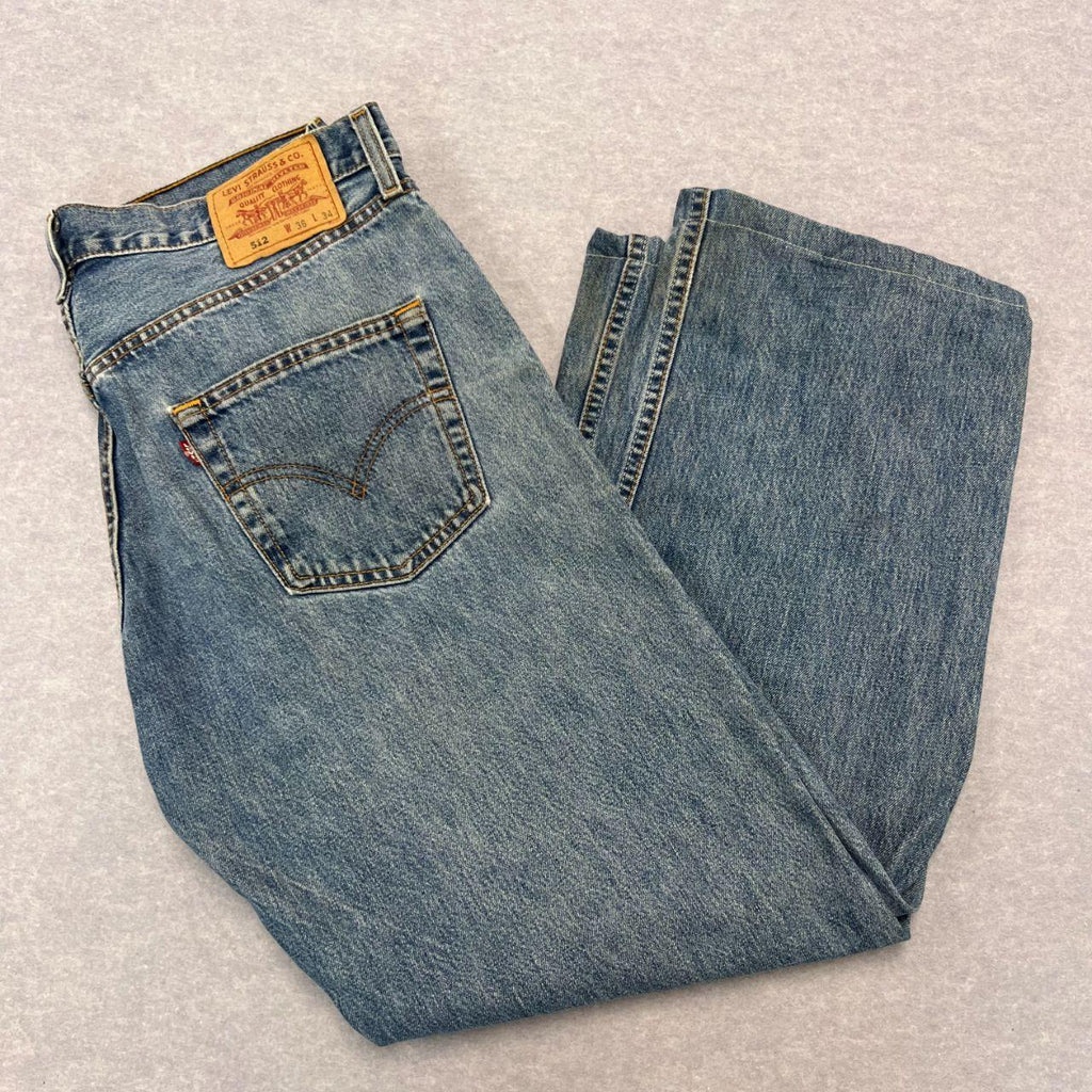 Vintage 2000 Levi's 512 Made In Australia Medium Wash Denim Straight Jeans W36 L34