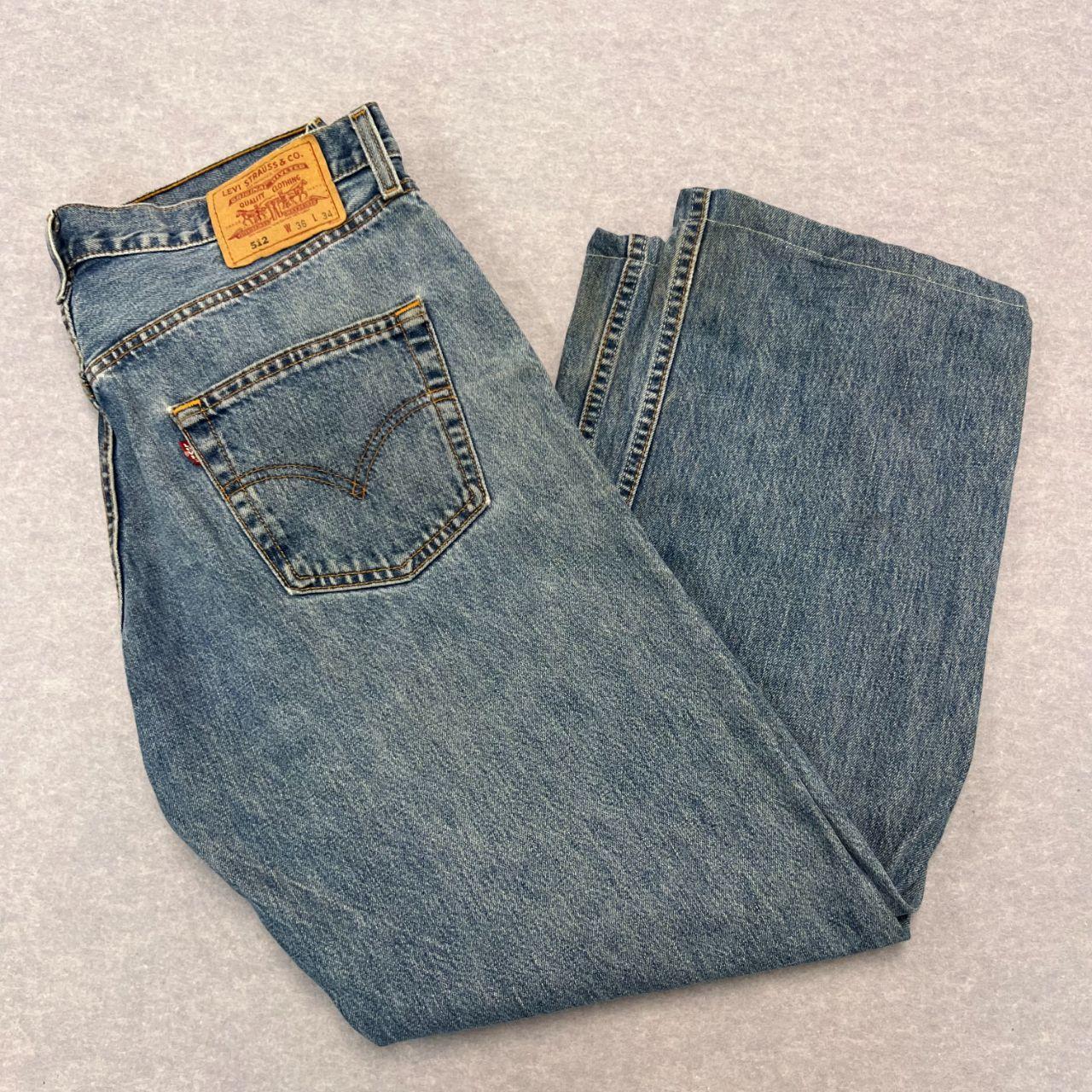 Vintage 2000 Levi's 512 Made In Australia Medium Wash Denim Straight Jeans W36 L34