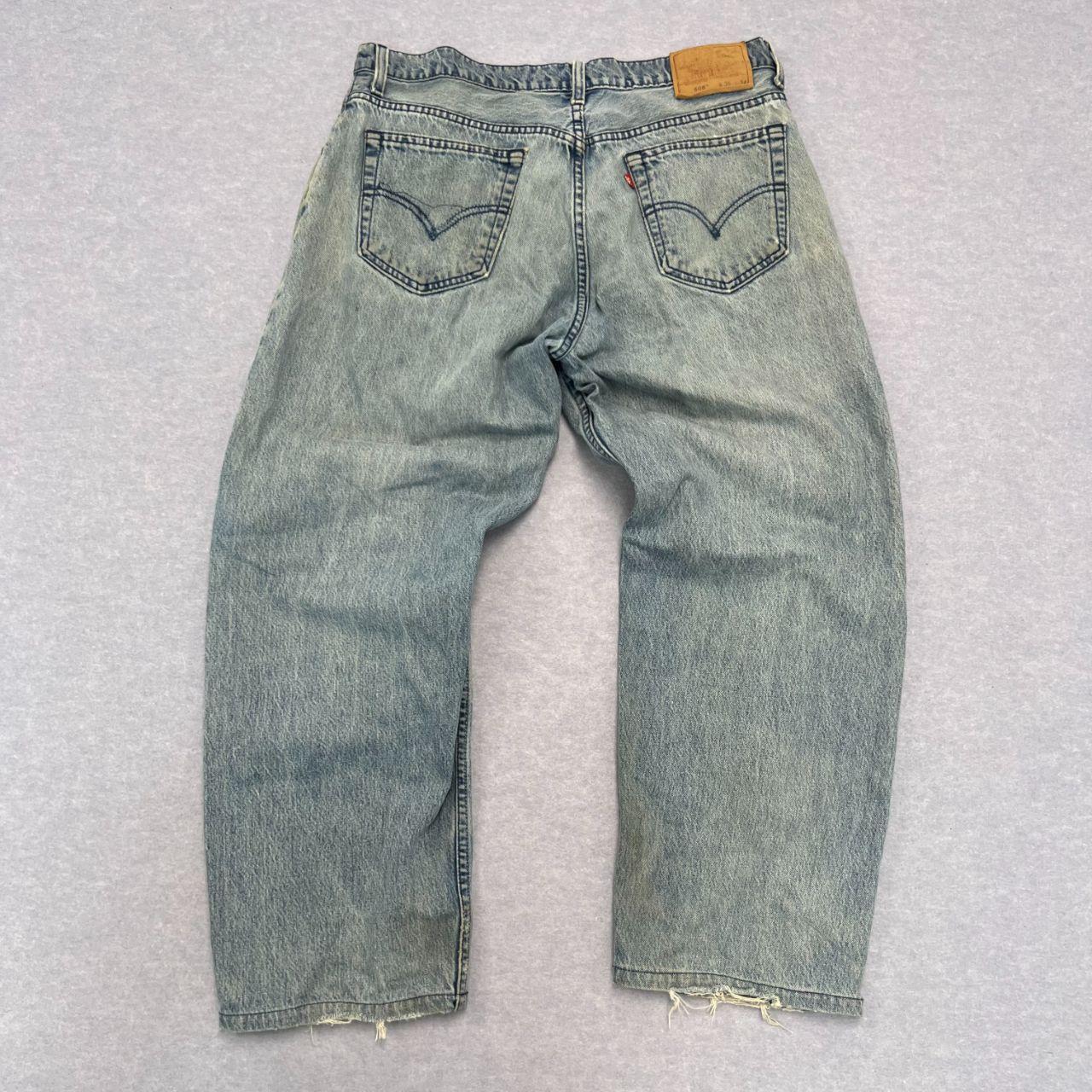 Vintage 1997 Levi's 508 Made In Australia Light Wash Button Fly Denim Jeans W36 L34