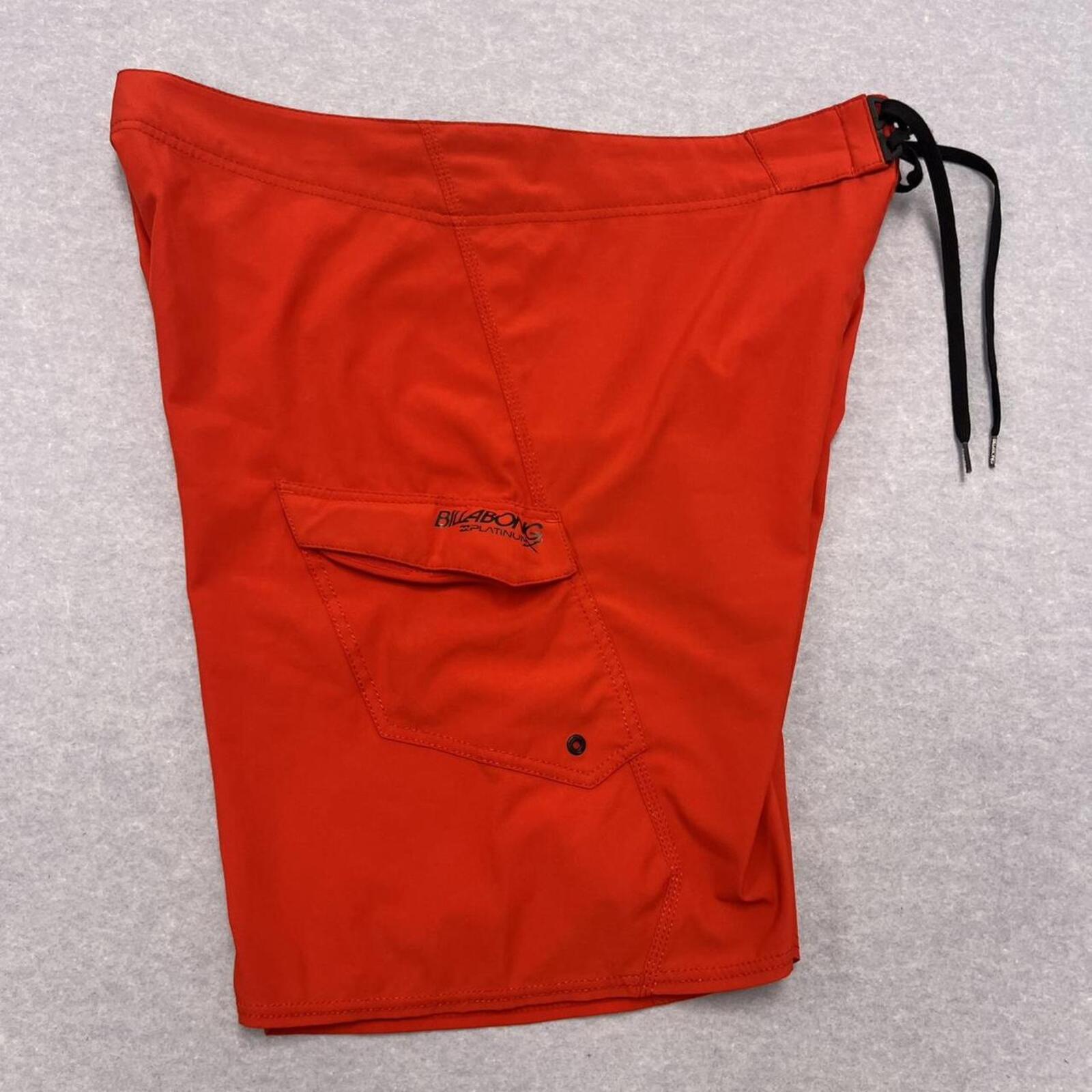 Billabong Surf Platinum X PX3 Red Board Shorts Men’s Y2K Size W38”