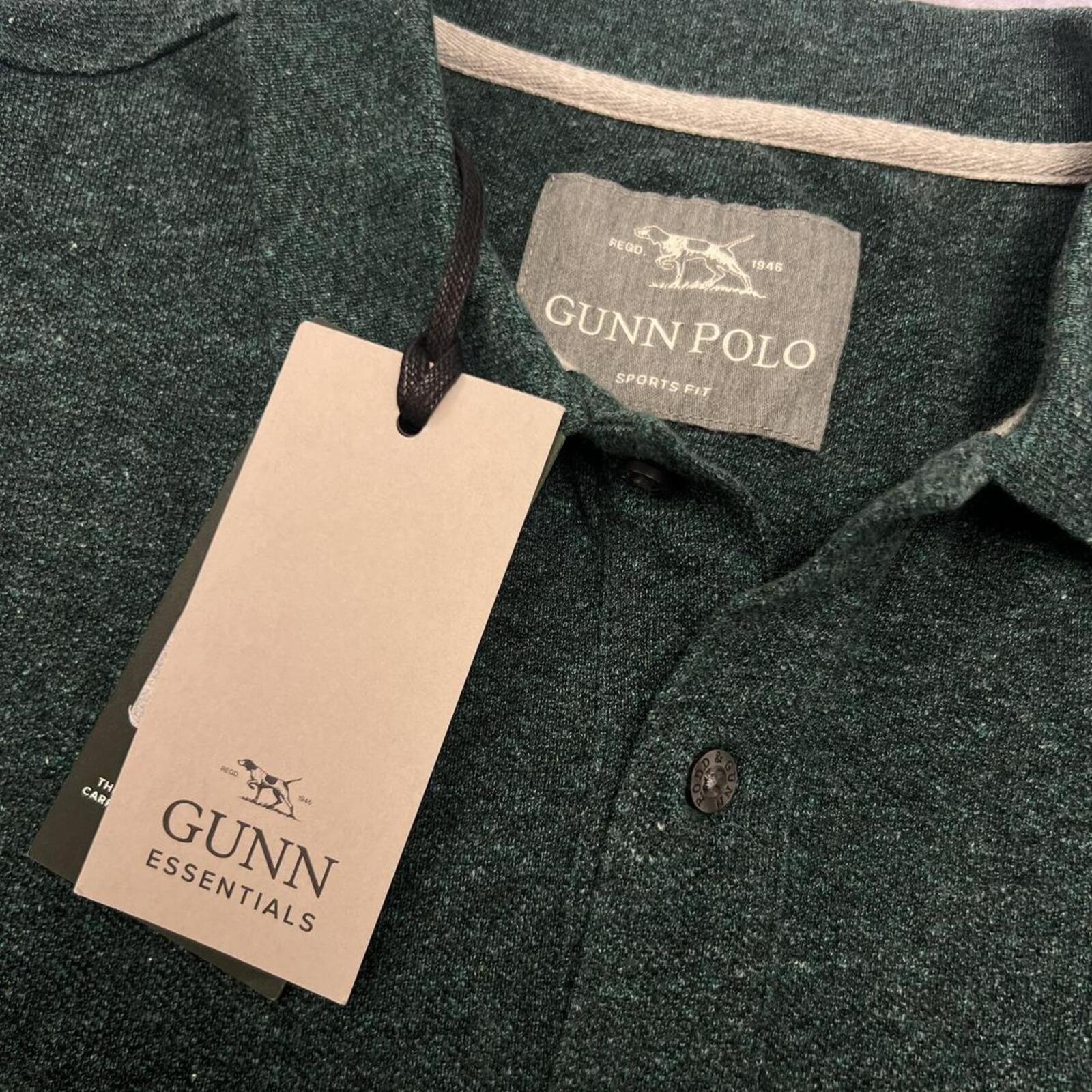 Gunn Polo Rodd & Gunn Sports Fit Forrest Green Preppy Polo Shirt Mens Large BNWT