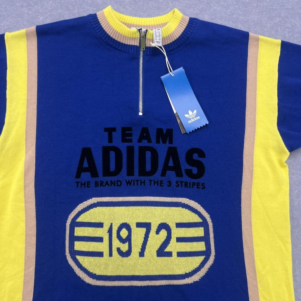 Adidas Originals Team Adidas 1972 Retro Fashion League 1/4 Zip Knit Medium NWT