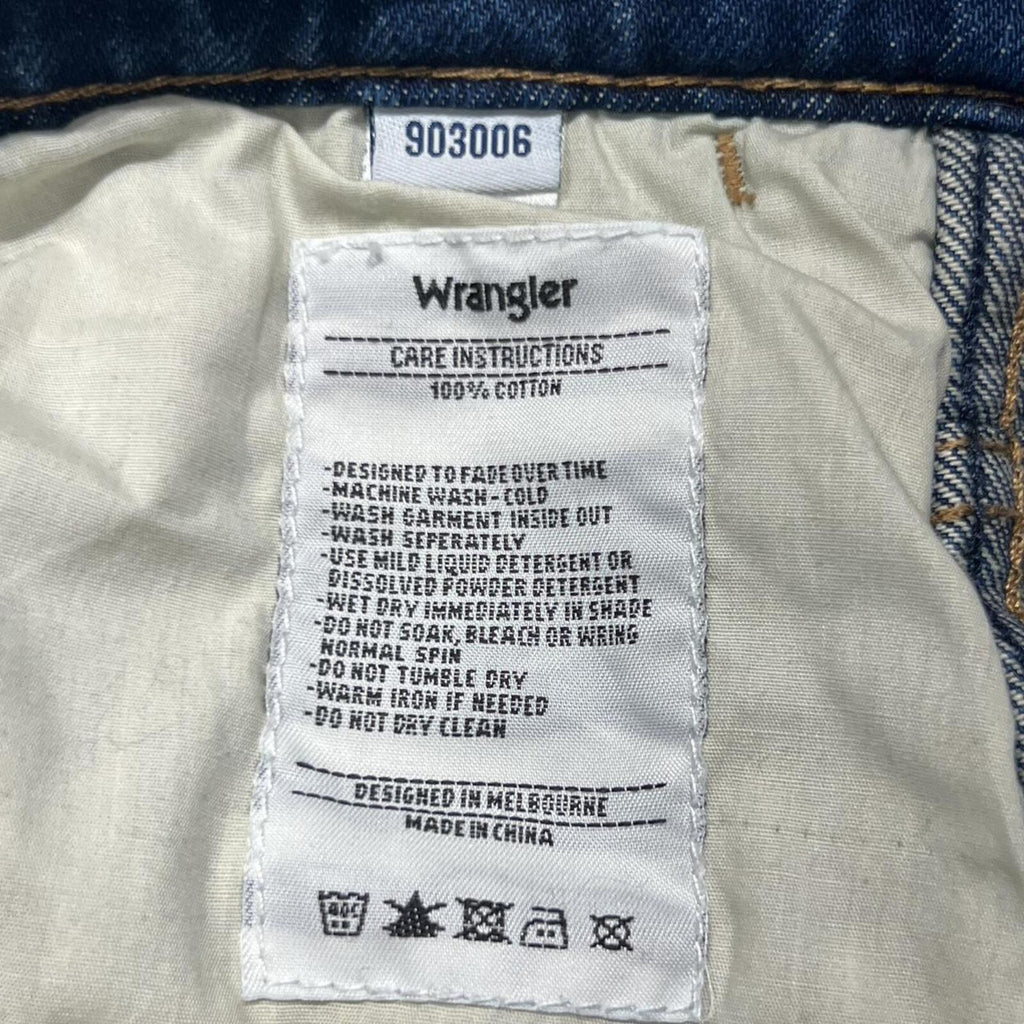 Wrangler x Better Beer Men's “SLAKER”  RARE Collab Carpenter Denim Jeans Skater Streetwear Size W36”