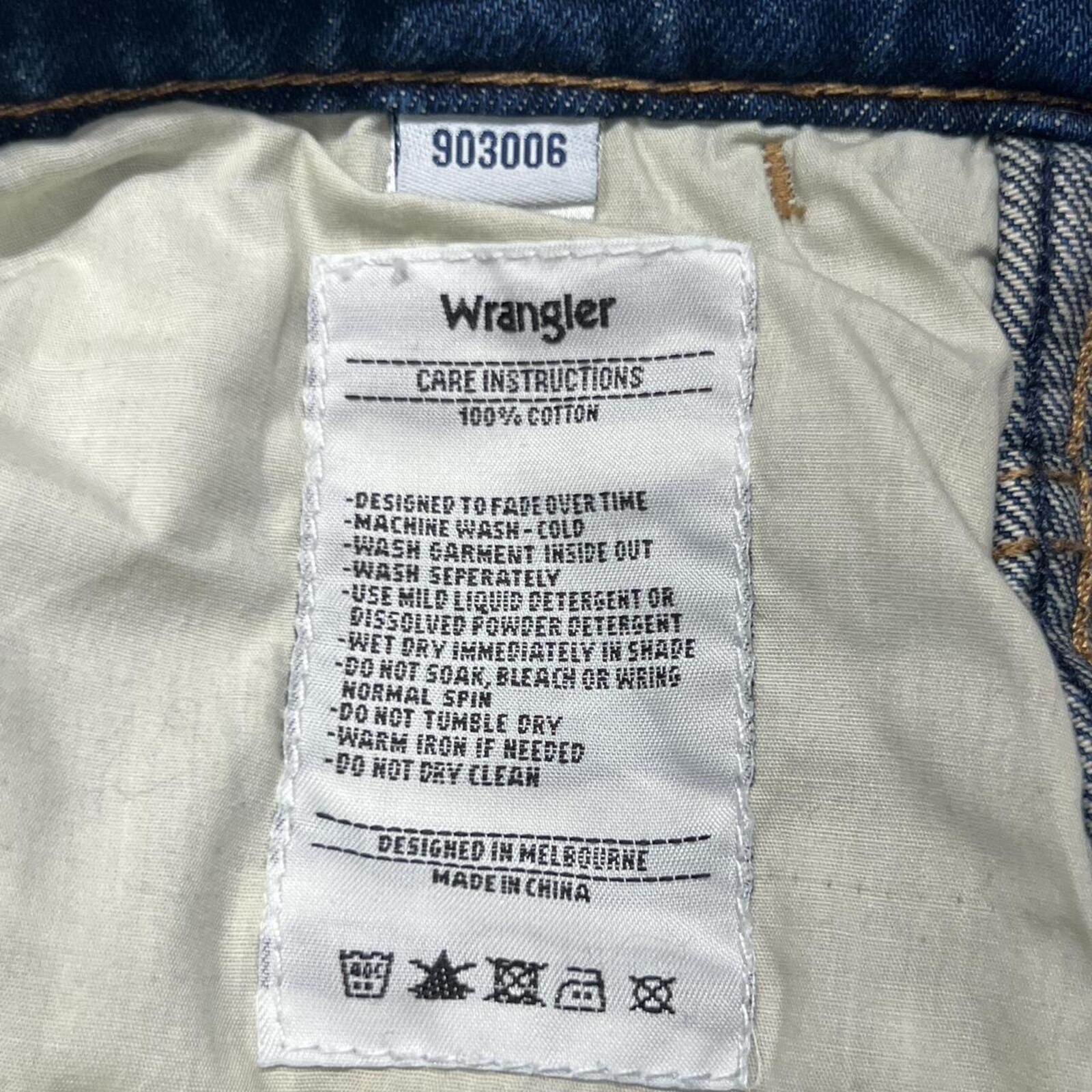 Wrangler x Better Beer Men's “SLAKER”  RARE Collab Carpenter Denim Jeans Skater Streetwear Size W36”