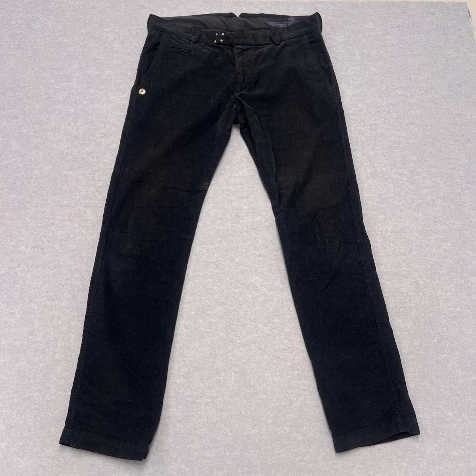 Vintage Diesel Chi-Tight-B Men's Dark Navy Corduroy Slim Fit Pants Size W32”