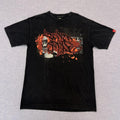 Vintage Wild Style Technicians Men's Black Graffiti Hip Hop Graphic Tee Medium