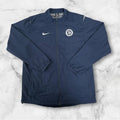Vintage Nike Lawrence University Vikings Ice Hockey Navy Track Jacket Large