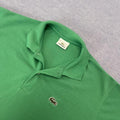 Vintage 90's Lacoste Men's Green Preppy Y2K Polo Shirt Classic Fit Size 6 XL