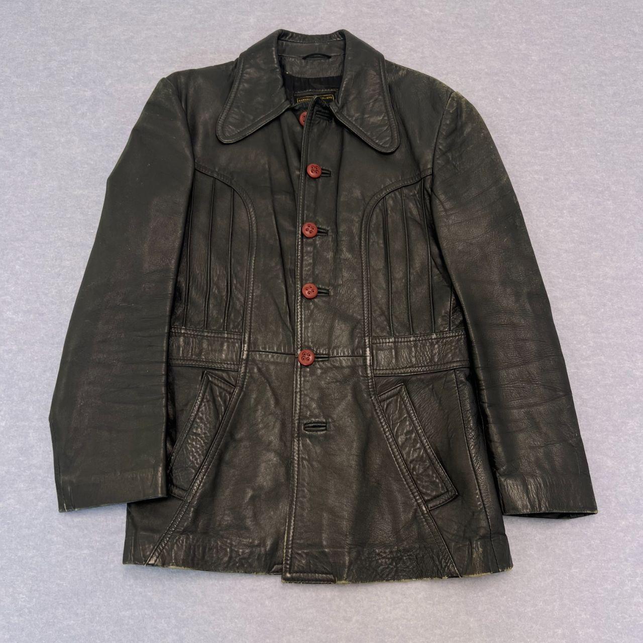 Vintage Radman Black Genuine Leather & Suede Motorcycle Style Jacket Size 38