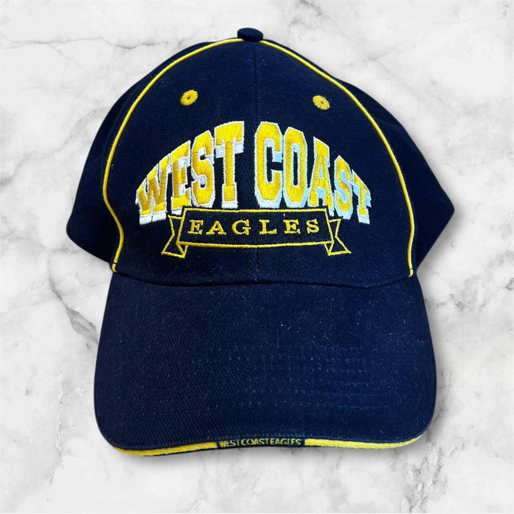 Vintage / Y2k Westcoast Eagles AFL Men's Navy Embroidered Hat / Cap One Size